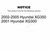 Kugel Rear Wheel Bearing And Hub Assembly Pair For Hyundai XG350 XG300 K70-100592